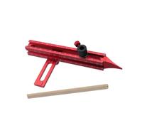 Regla de alineación de alta resistencia de 10 mm, perfil delgado, herramienta profesional ligera para aplicaciones de espacios reducidos, regla de escala de nivelación de construcción