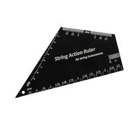 Regla de altura de cuerda de guitarra, dispositivo de medición de cuerdas de guitarra, textura de PVC, adecuado para músicos y entusiastas de la guitarra