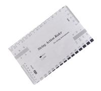 Regla de altura de cuerda para tarjeta Luthier herramienta precisa de medición de altura de guitarra para un ajuste preciso de la electricidad