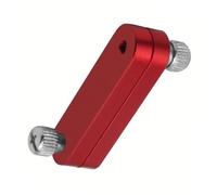 Regla de aluminio, bloque de limitación, regla de metal, localizador para madera profesional y artesanía, localizador de marcador de edificios