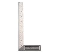 Regla de ángulo cuadrado en forma de L de acero inoxidable de 90 grados y 25 cm de longitud