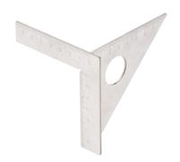 Regla de ángulo de carpintero, herramienta de precisión de acero inoxidable para marcado y medición de 45 y 90 grados en carpintería y metalurgia, 1 pieza