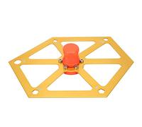 Regla de Ángulo para Carpintería, Aleación de Aluminio, Magnética, 21,5cm, Hexagonal - Medición Precisa, Resistente y Multifuncional para Corte y Ajuste de Máquinas