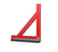 Regla de ángulo recto, curva de 90 grados, aleación de aluminio, regla triangular multifuncional