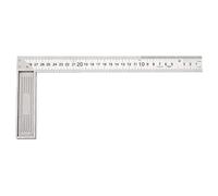 Regla de ángulo recto de metal que enmarca la regla cuadrada de la forma de L para carpintero, ingeniero, artesanos