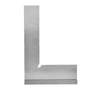 Regla de ángulos, escuadra de ingeniería, herramienta de medición de 90 grados de alta precisión en acero inoxidable con asiento, para trazado de precisión y detección de ángulos (150x100mm)