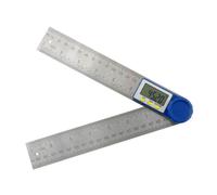 Regla de Ángulos Pantalla Digital de Acero Inoxidable, 0-360° | Precisión 0, 05°, Batería 3v, Ligera y Portátil, Uso Hogar E Industria