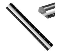 Regla de aumento | 21,8 cm Acrílico Ayuda para Manualidades,2X Aumento Suministros Escolares con Escala,para Página de Biblia Hoja Tarjeta Mapa Sello Manual Formulario Etiqueta Libro