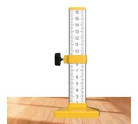 Regla de baldosas para pisos, regla de posicionamiento horizontal de nivelación de 16 x 6,5 x 6,5 cm, herramienta de medición de construcción, herramienta de ingeniería de precisión para colocación