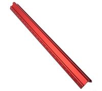 Regla de borde de aluminio para carpintería con escalas de medición duales, mejora la e marcado en proyectos (310 mm)