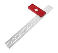 Regla de borde de carpintero, herramienta de medición de carpintería, guía multiángulo, regla de posición de marcado, dispositivo de diseño preciso que mejora la artesanía, escala duradera que ayuda a