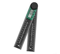 Regla de buscador de ángulos digital LCD, nailon que mide ángulos de 0 a 360 grados para uso profesional de bricolaje (C)