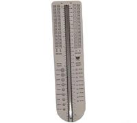Regla de calcetines de madera para medir el tamaño del pie y la densidad de la puntada, tabla de doble cara de 32 x 7,8 cm