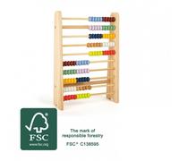 small foot Educate 11326 - Regla de cálculo de madera para niñ (Importación USA)