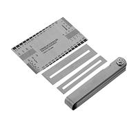 Regla de Calibre de Acción de Cuerda, Galgas de Espesores de 32 Piezas, Protectores de Trastes con Acero Inoxidable, para Mantenimiento y Configuración de Guitarra