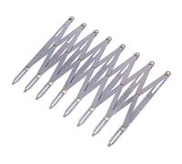 Regla de Calibre de Costura para Manualidades, Calibre de Costura de Aluminio, Longitud Ajustable, Accesorios de Cortina DIY Antioxidantes Multifuncionales para el Hogar