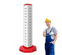 Regla de carpintería de igual altura, regla especial para azulejos de suelo | Posicionamiento de nivel, elevación horizontal, herramienta manual para padres y hombres