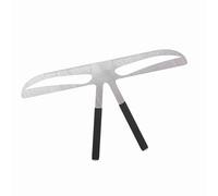 Regla de ceja sustvita, 4 tipos de kit de plantilla de ceja permanente herramienta de medición de cejas reutilizable Forma de cejas Herramienta de maquillaje (Cejas estándar)