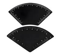 Regla de Cejas | 2 Piezas Herramienta De Dibujo Rápida De Precisión Para La Forma De Cejas | Plantillas de Medición para Diseño,Para el Hogar, Viajes, Movimientos, Maquilla