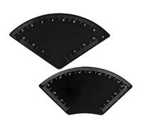 Regla de Cejas - 2 Piezas Herramienta De Dibujo Rápida De Precisión Para La Forma De Cejas - Plantillas De Medición Para Diseño, Para Casa, Viajes, Viajes, Movilidad