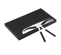 Regla de cejas con 4 tipos de equilibrio en forma de ceja para todas las caras de color negro (Classic eyebrow)