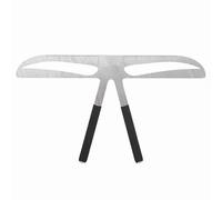 Regla de cejas con 4 tipos de equilibrio en forma de ceja para todas las caras de color negro (Standard Eyebrows)