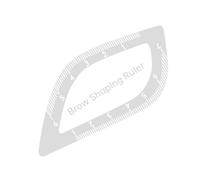 Regla de cejas, medidor de posicionamiento portátil de dibujo rápido | Herramienta de medición de forma de cejas - para viajes profesionales, maquillaje, citas