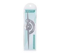 Regla de cejas para tatuaje, posicionamiento de tres puntos, herramienta simétrica, brújula, plantilla de aseo