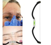 Regla de cejas, regla de cejas, herramienta de medición, plantillas de mapeo de cejas, plantillas para moldear cejas, herramienta versátil de maquillaje para cejas