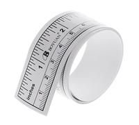 Regla de cinta métrica autoadhesiva grande de 90 cm para máquinas de coser, pegatinas troqueladas para hacer tarjetas