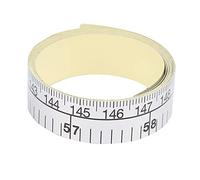 Regla de cinta para mesa de máquina de coser, cinta métrica adhesiva de doble escala, regla flexible de medición de costura, cinta de aluminio de 150 cm de longitud, medición precisa de la cinta para