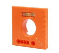 Regla de compensación de marcas de corte 6 en 1, Regla compensada multifuncional Marks, Carpintero Carpintería Recorte fácilmente Herramienta de trazado rápido para posicionar líneas paralelas Herrami