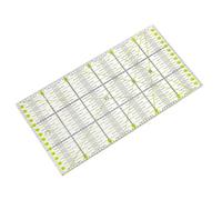 Regla de Costura 15x30cm - Regla Patchwork de Precisión con Marcas Angulares, Ideal para Quilting, Costura y Proyectos de Confección, Accesorio de Costura