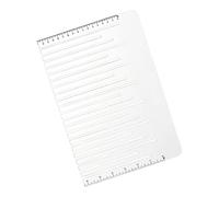 Regla de costura | 30 x 20 cm transparente - regla de tela | Herramienta de bordes de costura de encuadernación de corte para camisas de ropa de diseñador para principiantes