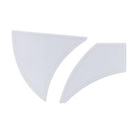 Regla de costura acrílica Regla de plantilla de molinete retorcido Diseñadores profesionales Sastres Regla de acolchado Regla de tela acrílica 12 pulgadas 14 pulgadas 2 piezas