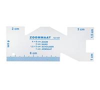 Regla de costura, medidor de medición de costura práctico portátil de aluminio para dibujar patrones de corte