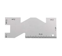 Regla de Costura, Regla de medición de Metal fácil de Usar, Accesorio de Herramienta de Costura con Regla de Costura de Calibre para Costura
