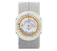 Regla de diapositiva circular de la computadora de vuelo E6B para el uso del piloto en para el entrenamiento de aviación y cálculos de navegación de vuelo (E6B-P5)