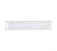 Regla de edredón profesional para entusiastas de la costura, calibre de costura de plástico resistente con medidas precisas, tamaño de 21 x 4 cm para hacer retazos y ropa, guía de corte de tela de