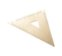 Regla de escala geométrica, herramienta de dibujo, transportador de dibujo de latón, regla triangular vintage, escuela y oficina, para estudiantes, arquitectos, ingenieros