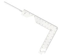 Regla de guía 5 en 1 para portadas de libros, de acero inoxidable, herramienta de medición de portadas de álbumes de revistas