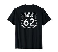 Regla DE IMPRESIÓN Trasera 62 Alcohólicos AA Anónimo Living Sobriety Camiseta