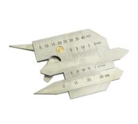 Regla de inspección, calibre de costura de soldadura inoxidable, calibre 0-75 mm, regla de inspección, herramienta de medición, regla de soldadura de acero inoxidable