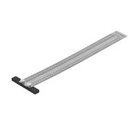 Regla de la línea de escribas | 400 mm de alto - Regla de carpintería de acero inoxidable de precisión | Herramienta de marcado y medición para proyectos de madera/metal /