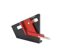 Regla de línea central de aluminio para un marcado y alineación precisos de la madera durante las tareas de preparación de mortaja de corte de espiga y configuración de sierra de mesa