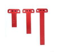 Regla de línea de marcado para carpintería, regla cuadrada en T con escala transparente de precisión y calibre de marcado para carpintería, diseño de carpintería, dibujo y tareas de medición, color