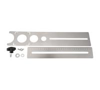 Regla de LocalizacióN Agujeros Baldosas CeráMica Acero Inoxidable Multifuncional Herramientas MedicióN Mano PerforacióN Ajustables 360 Grados