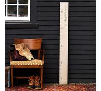 Regla de madera natural Boho de granja de madera para crecimiento, Loved Beyond Measure