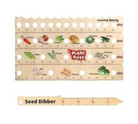 Regla De Madera Para Plantar,Espaciado de verduras de madera | Regla de Distancia de Siembra,para Jardineros, Cultivadores, Agricultores, Macizos de Flores, Invernadero, Balcón, Verduras y Frutas