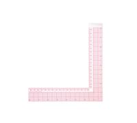 Regla de manualidades con escala de centímetros, regla de acolchado de precisión, dibujo de corte para uso multifunción